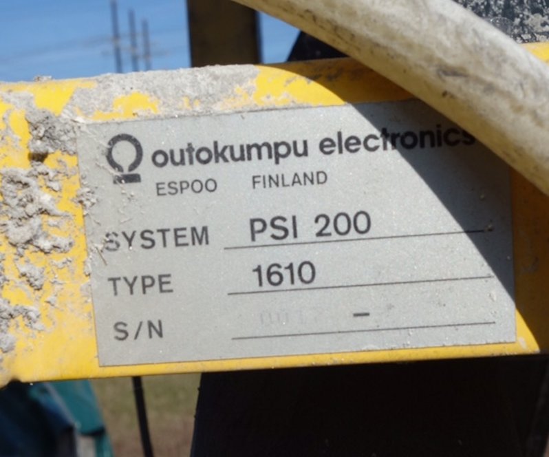 Outokumpu Psi 200 System, Particle Size Analyzer, Type 1610)